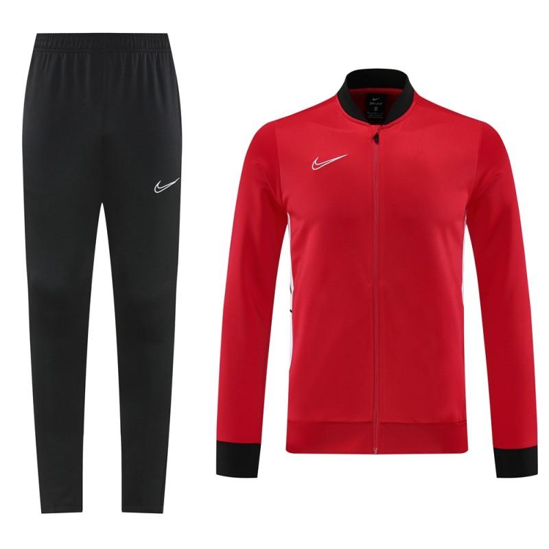 2025 NIKE Red Full Zipper Jacket + Long Pants