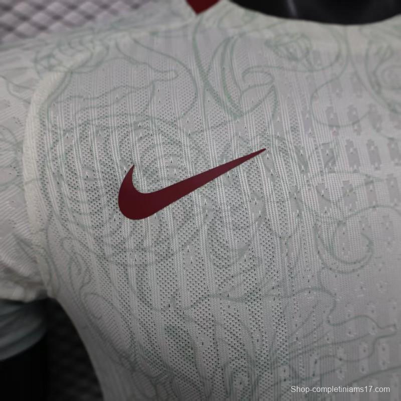Player Version 2025 China Away WHITE  Jersey