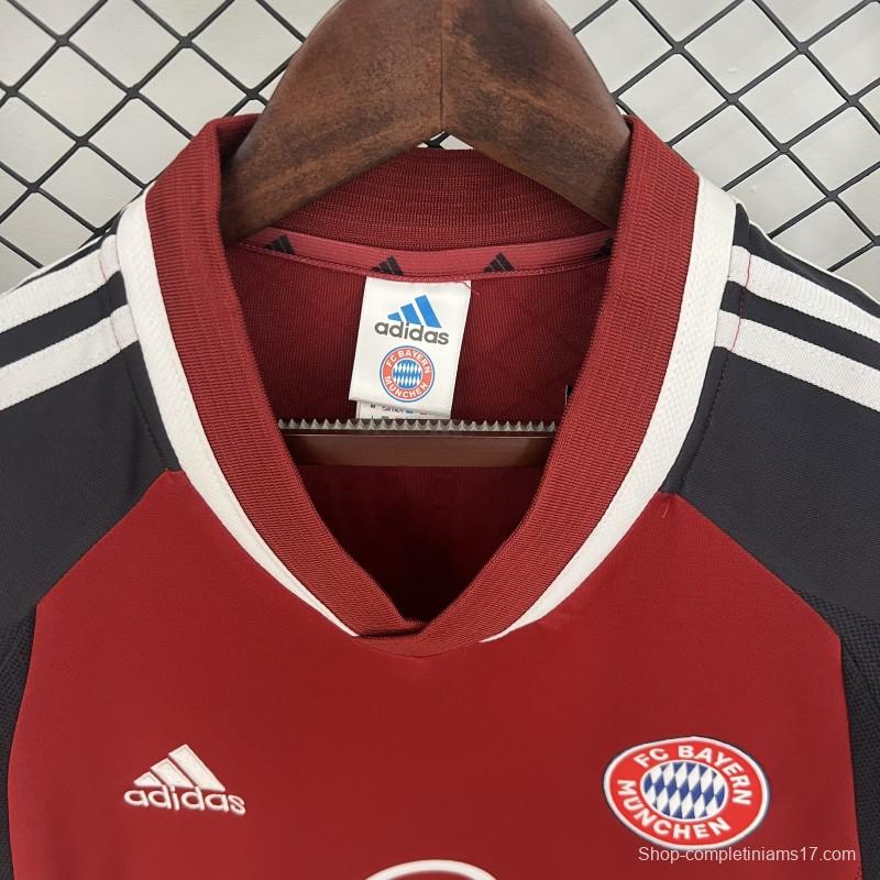 01/02 Retro Bayern Munich Home Jersey