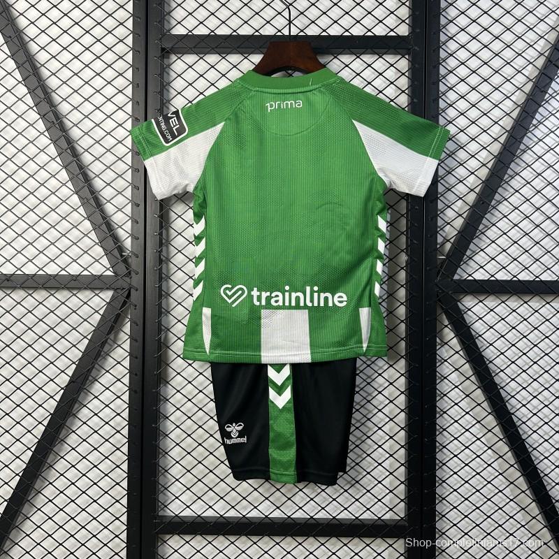 25/26 Kids Real Betis Home Size 16-28 Jersey