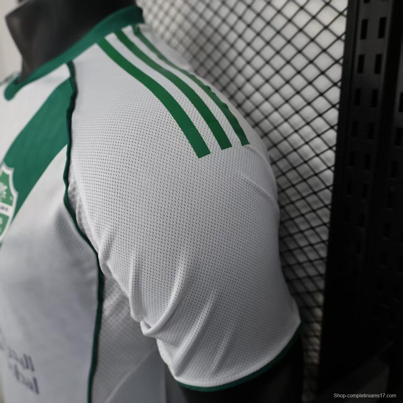 Player Version 25/26 Al-Ahli Home White Jersey