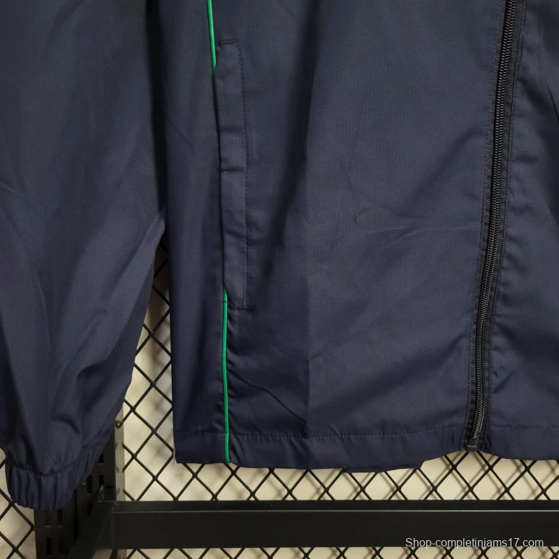 2025 Portugal Jacket Navy Windbreaker