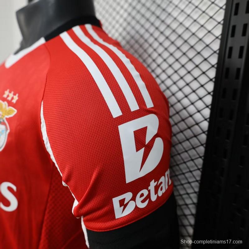 Player Version 25/26 Benfica Home Jersey