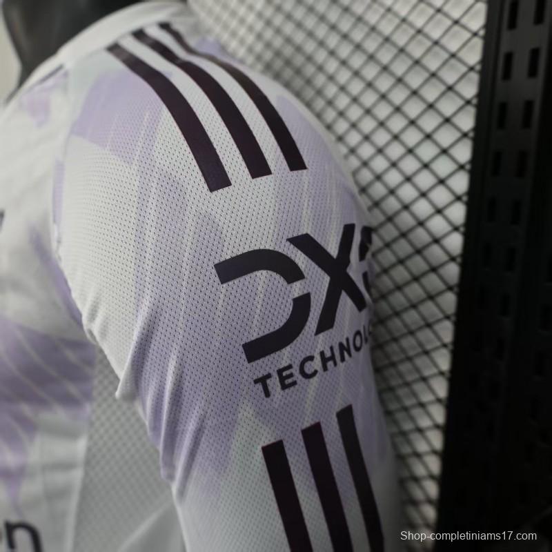 Player Version 25/26 Manchester United Away Long Sleeve Jersey