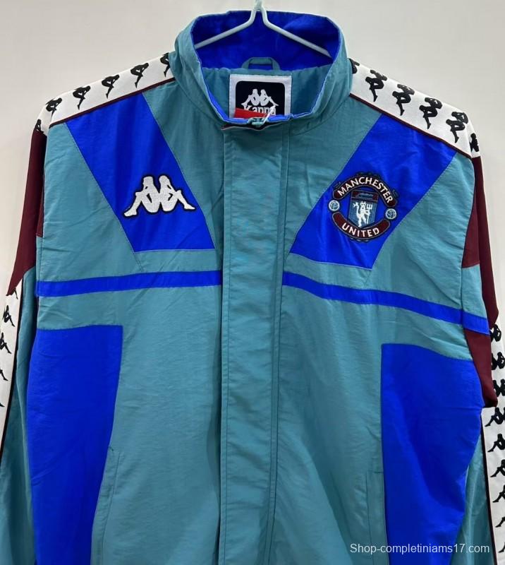 25/26 Manchester United 1967 Style Blue Windbreaker