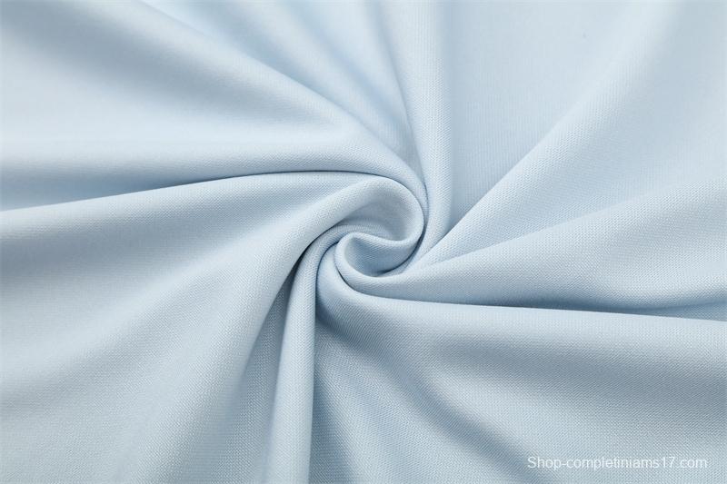 Retro 04/05 Real Madrid Light Grey Half Zipper Jacket