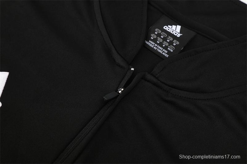 Retro 03/04 AC Milan Black Half Zipper Jacket