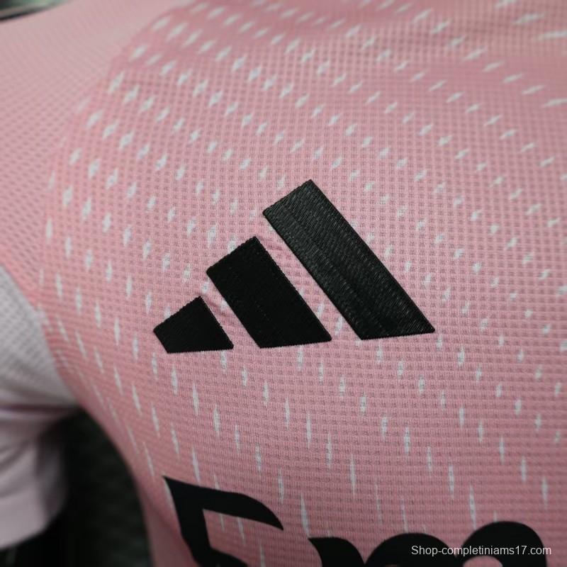 Player Version 25/26 Arsenal Pink Pre-Match Jersey