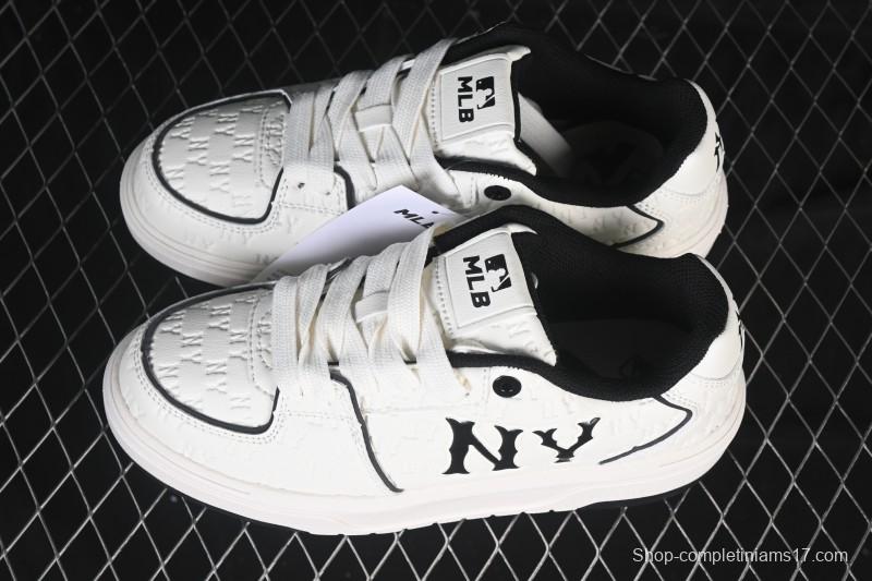New York Yankees Bigball Chunky Embo Monogram Height Increasing Thick Sole Casual Sneakers - 3ASXE035N50CRL