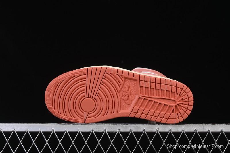 Nike Air Jordan 1 Mid AJ1 Orange Sunshine - DQ8426-180