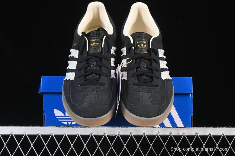 Adidas Originals Gazelle Indoor Retro Casual Slip-Resistant Wear-Resistant Low-Top Skate Shoes - JS1412