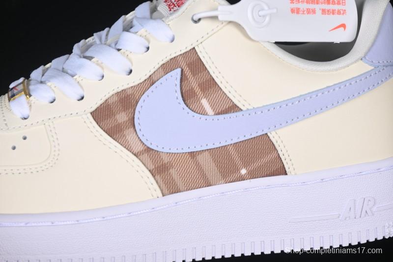 Nike Air Force 1'07 Low Casual Sneakers with Full-Length Air Cushion - IH7352-001