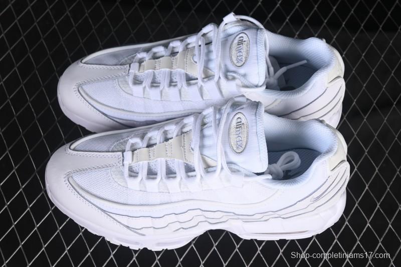 Nike Air Max 95 Retro Cushioned Running Shoes with Air Sole - CT1268-100