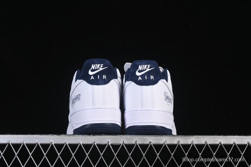 Nike Air Force 1'07 Low White Blue Casual Sneakers - ZH0316-119