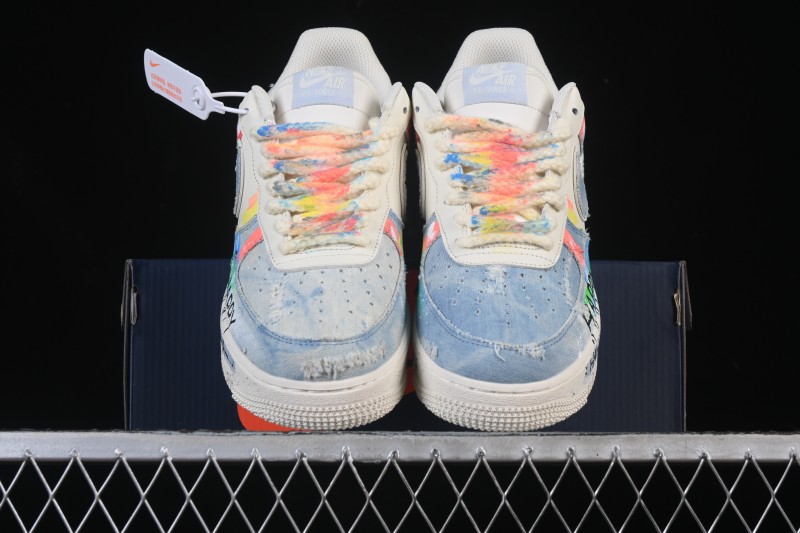 Nike Air Force 1 '07 Low Fantasy Cowboy Hand-Drawn Graffiti Casual Sneakers - CW1888-116