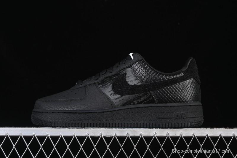Nike Air Force 1'07 Low Casual Sneakers with Full-Length Air Cushion - HQ1977-001