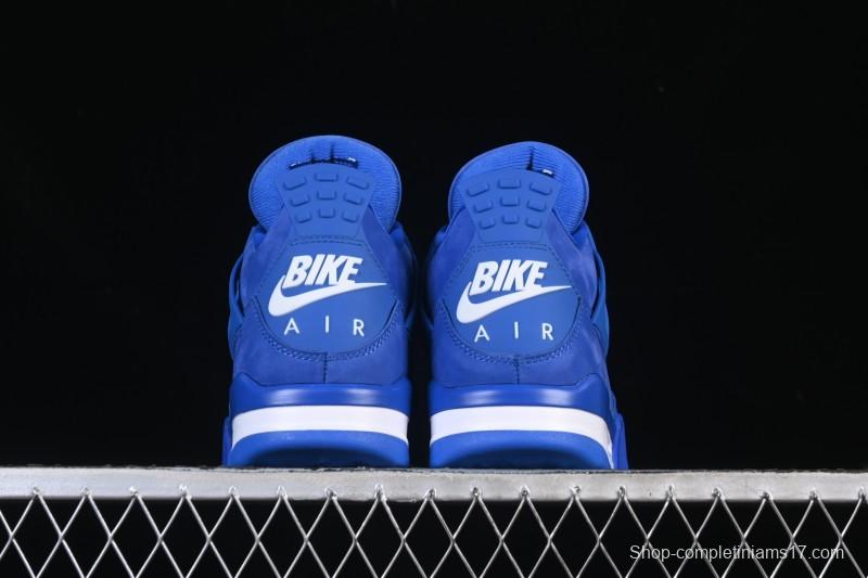 Nike Nigel Sylvester x Air Jordan 4 Retro Blue Collaboration Basketball Shoes - HF4340-400