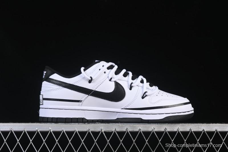 Nike SB Dunk Low Strap Custom Low-Top Casual Skate Shoes - DD1391-100