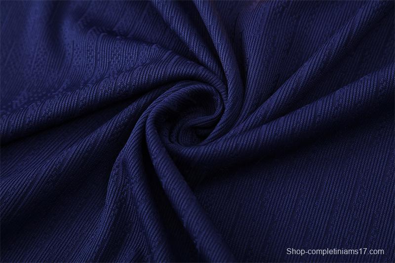 Player Version 25/26 Barcelona Royal Blue T90 Half Zipper Jacket+Long Pants