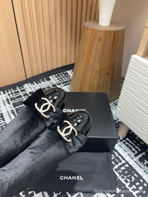 Chanel 2025/SS Bow CC Crystal Buckle Ankle Boots - LY00340/LY00350