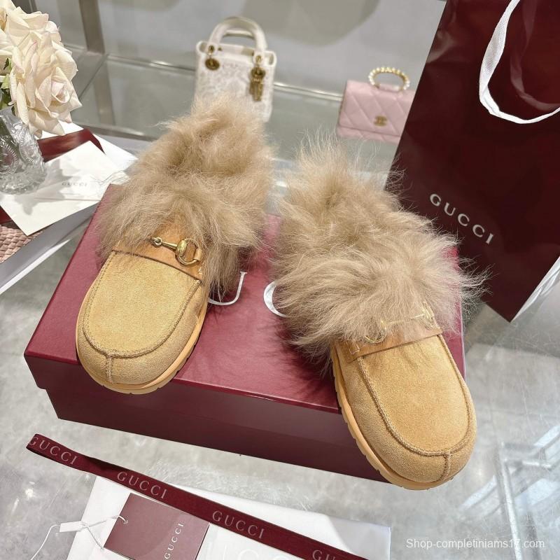 GG Wool Fashion Snow Boots with Merino Wool Lining - KFY00290