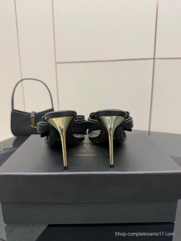 Balmain Metal Heel High Heel Sandals - KFY00320