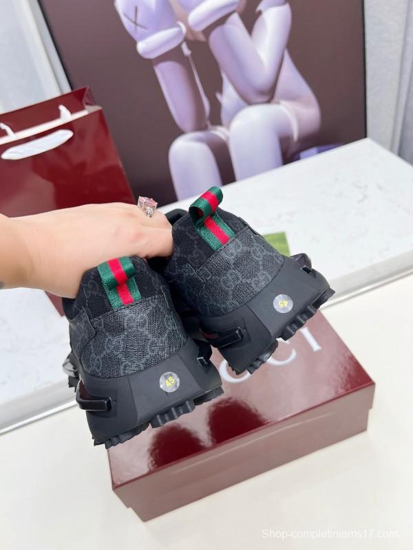 Gucci 2025/SS 2.0 Sneakers with Reflective Stripes and Retro Design - LY00320