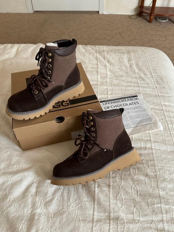 Agoge Autumn Winter New British Style Ankle Boots Martin Boots - KFY00