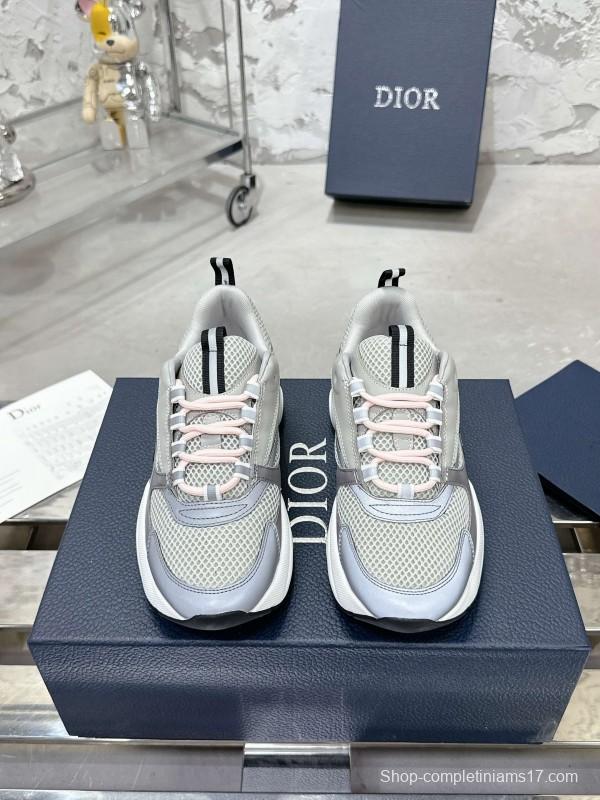 Dior B22 Series Classic Mesh Casual Sneakers Dad Shoes - LY00340
