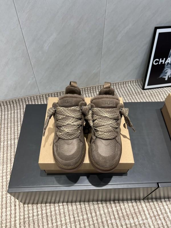 UGG Platform Loafers Series Round Toe Platform Casual Shoes - MJ00270