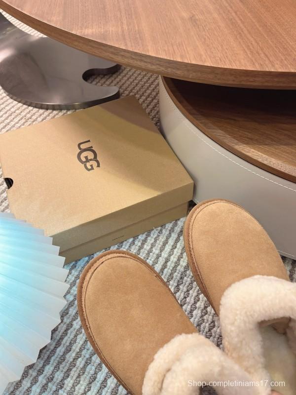 UGG 2025/SS Snow Boots with High-End Lamb Fur Collar Design - MJ00251
