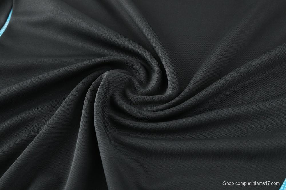 2025 Argentina Dark Gray Short Sleeve+Soccer Shorts