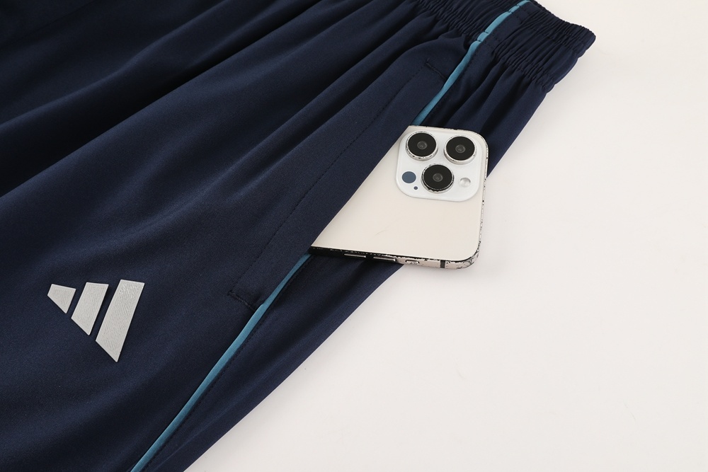 25/26 Arsenal Blue Full Zipper Jacket+Long Pants S-3XL