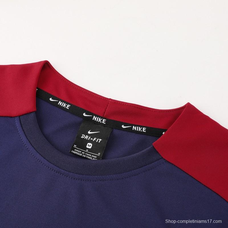 2025 England Purple Short Sleeve+Soccer Shorts