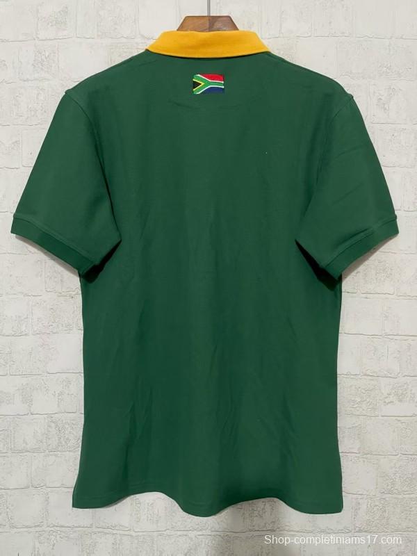 2026 South Africa Green Polo Rugby Jersey
