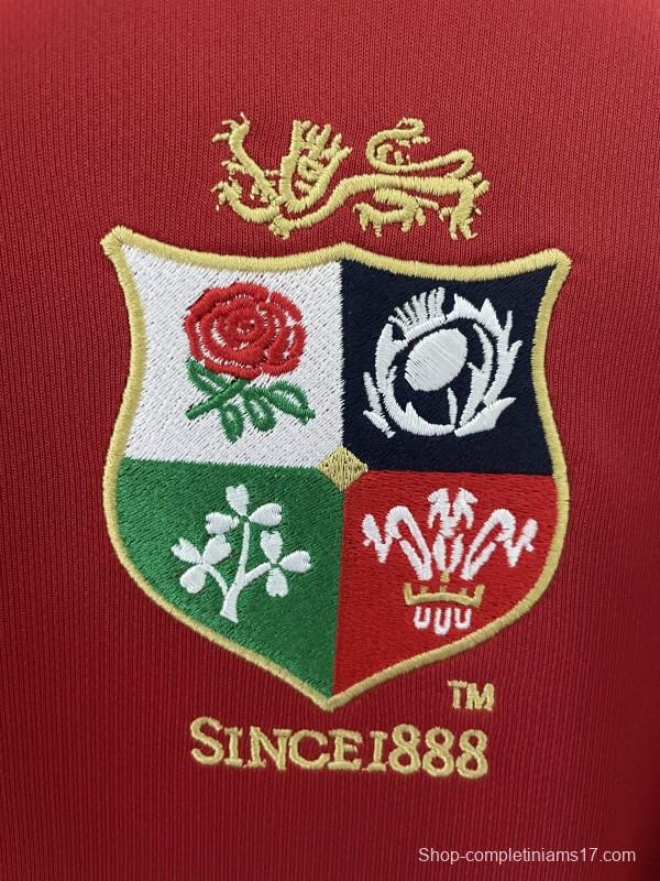 2026 British & Irish Lions Red with White Trim Jersey