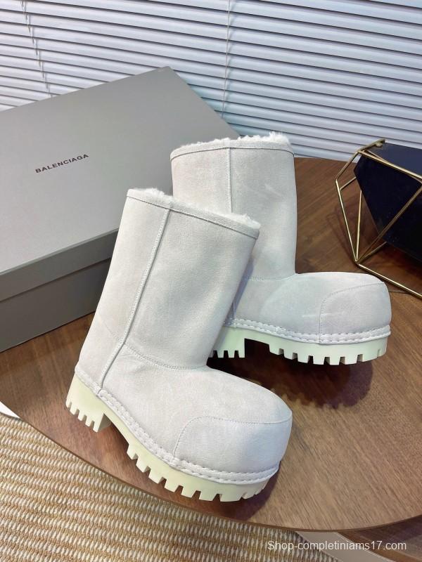 Balenciaga 2025 SS Oversized High Heel Snow Boots - AS00520