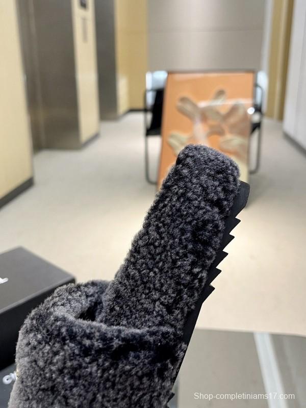 Chanel 2025 SS New Wool Slippers Soft Wool - LY00280