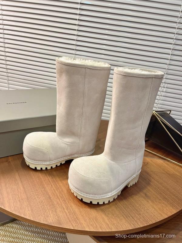 Balenciaga 2025 SS Oversized Platform Snow Boots with High Heel - AS00570