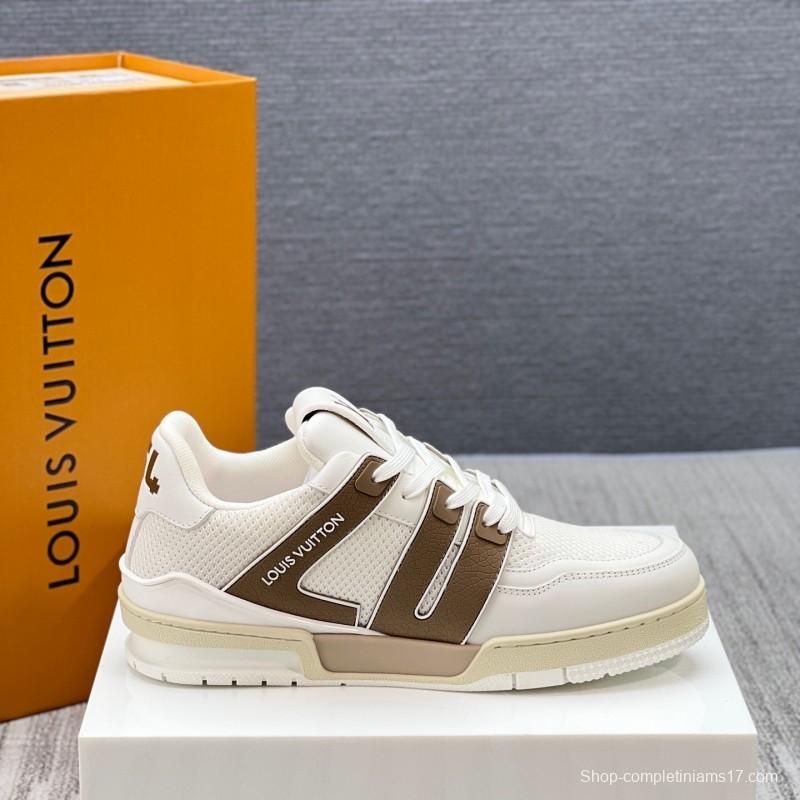 Louis Vuitton Trainer Sneaker Low Casual Sports Culture Versatile Basketball Shoes - LY00400