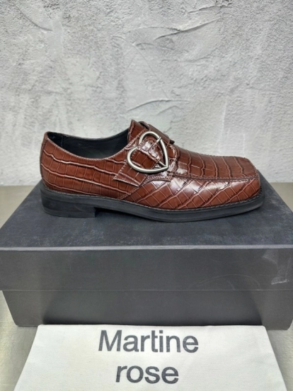 Adidas 2025 SS Square Toe Derby Shoes with Chain Buckle - KFY00420