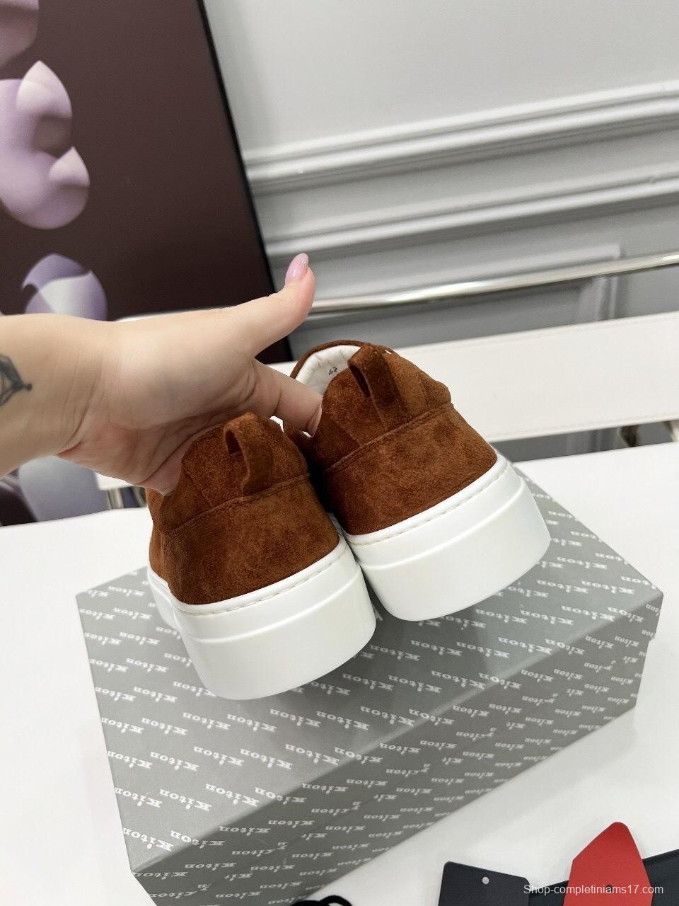 Kiton 2025/SS Slip-On Casual Men's Loafers - KFY00320