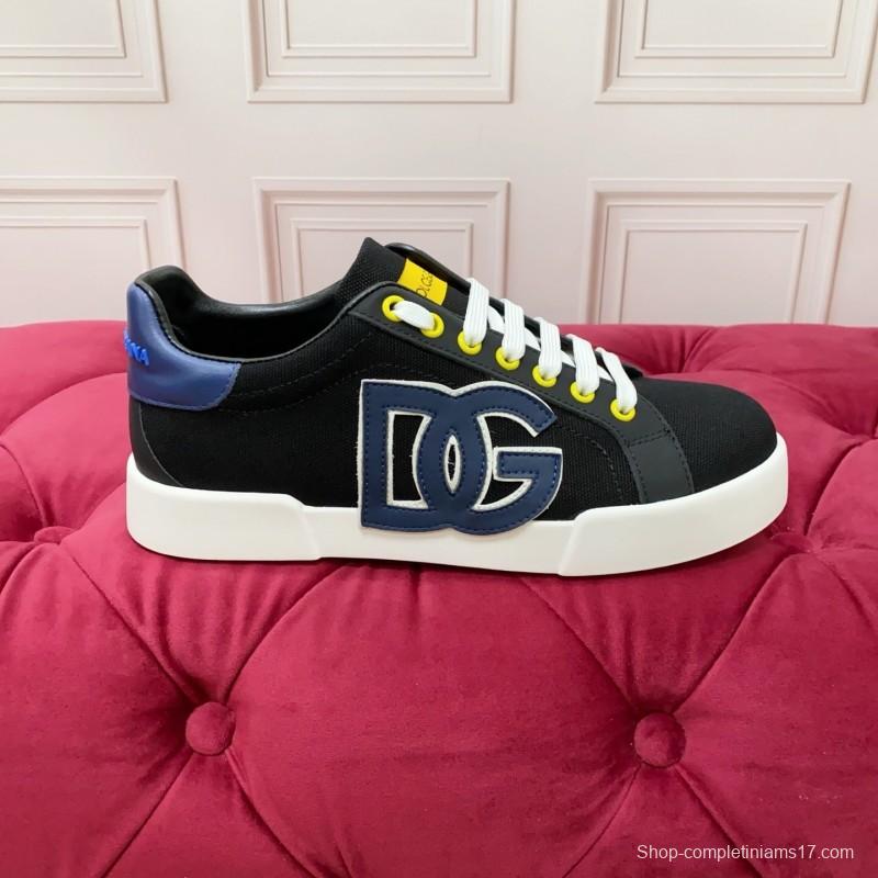 Dolce & Gabbana 2025 SS New Collection Luxury Embroidered Logo Sneakers - AS00300