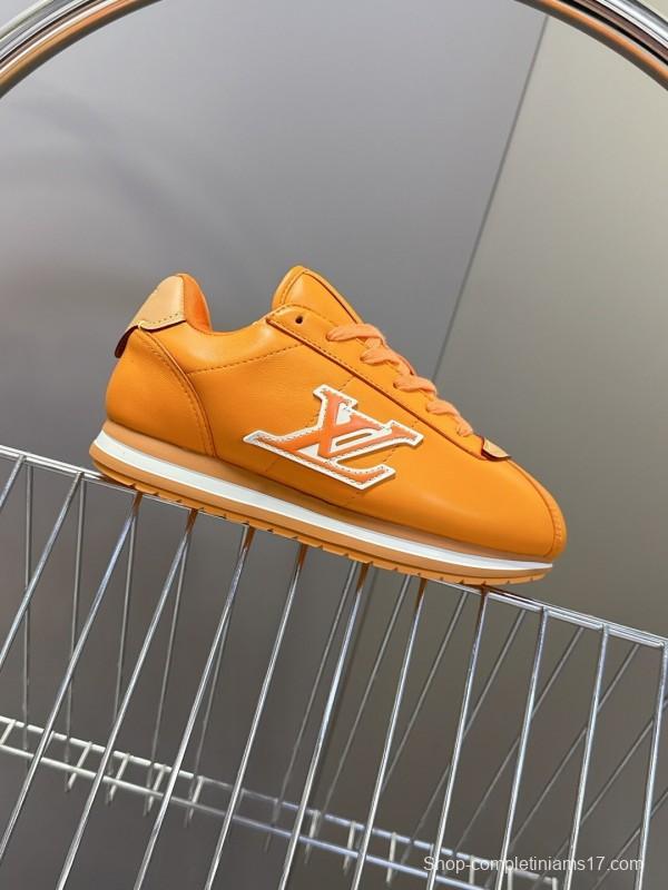 Louis Vuitton 2025 SS Pharrell Williams Collaboration Thick Sole Sneakers Retro Running Shoes - KFY00380/KFY00390