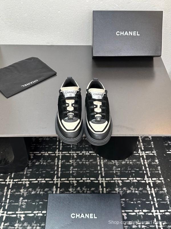 Chanel Spring-Summer 2025 Runway Thick Sole Sneakers - LY00320