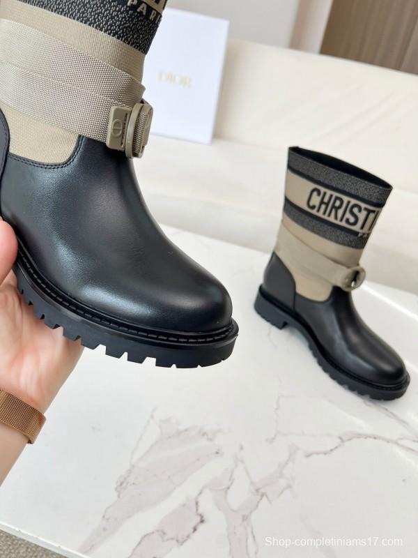 Dior 2025/SS Autumn Winter Boots Retro Work Boots Slip-On - LY00320