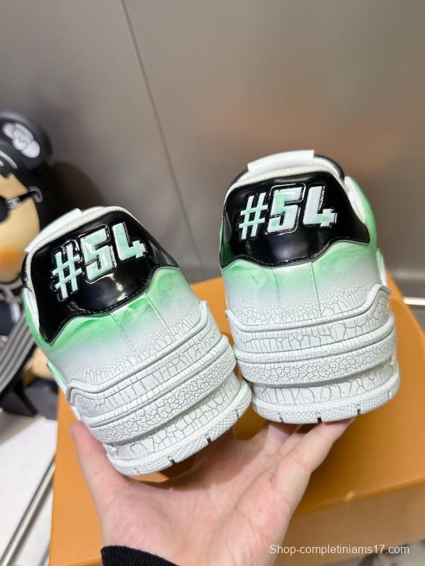 Louis Vuitton Trainer Basketball Series Crackle Glaze Process Sneakers - LY00490