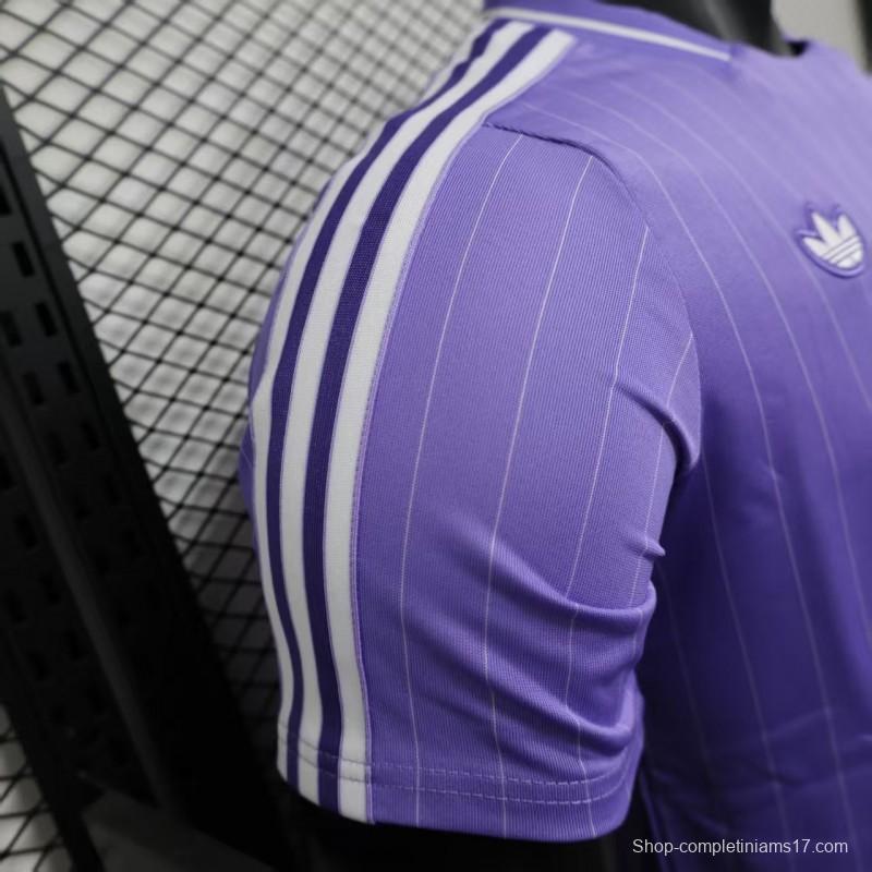 Player Version 25/26 Real Madrid Purple Adidas Original Jersey