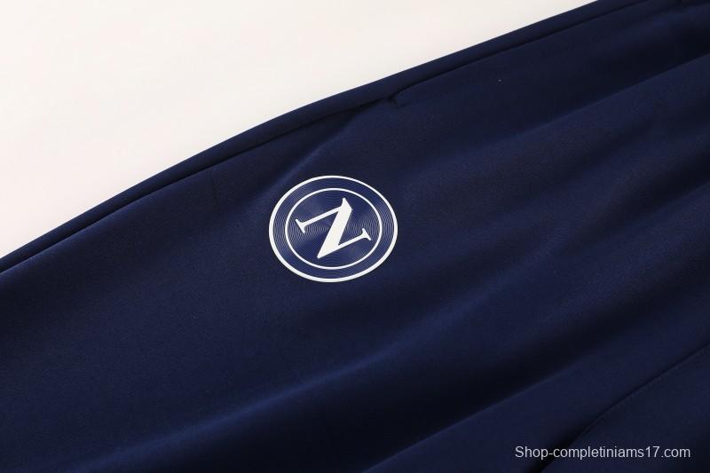 25/26 Napoli White Full Zipper Jacket+Long Pants