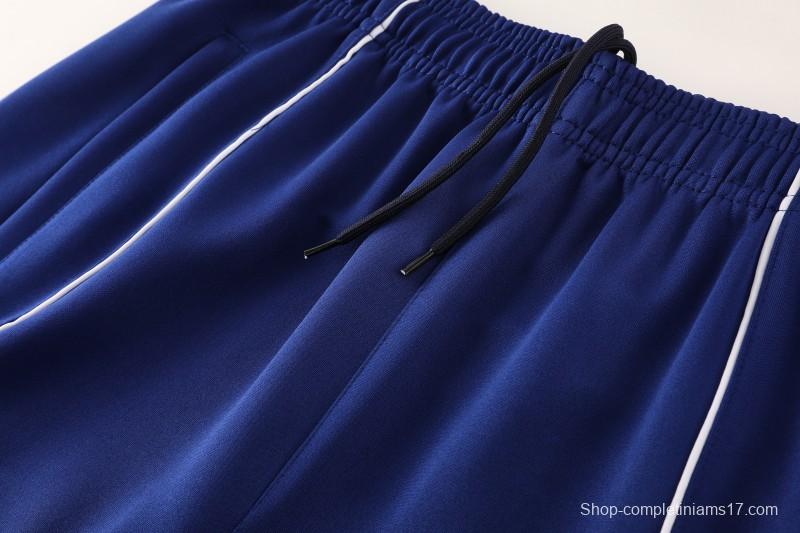 25/26 Arsenal FC Royal Blue Full zipper Jacket Tracksuit+ long pants